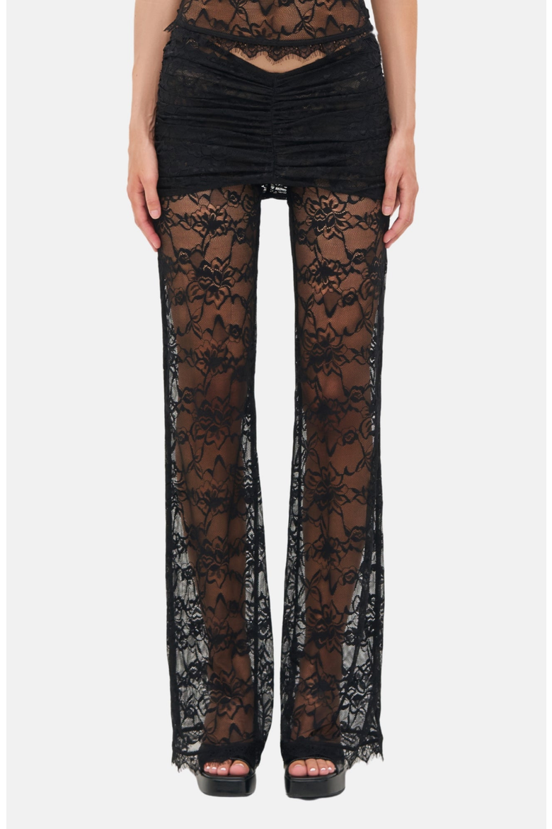 Selah Lace Pants, Main, color, Black