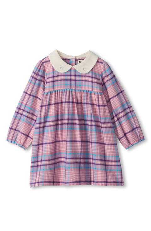 Kids' Plaid Cotton Flannel Dress