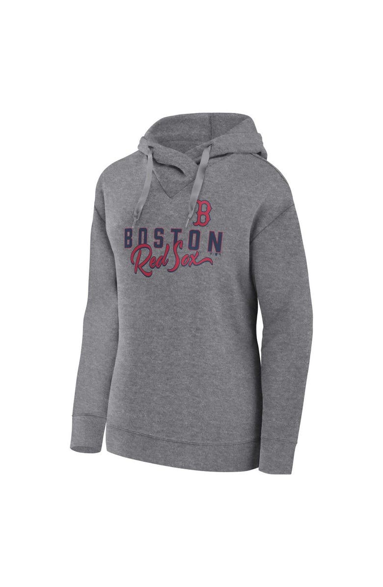 PROFILE Women's Profile Heather Gray Boston Red Sox Plus Size Pullover Hoodie, Alternate, color, Heather Gray