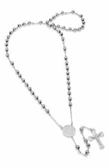 Our Father Prayer Rosary Necklace