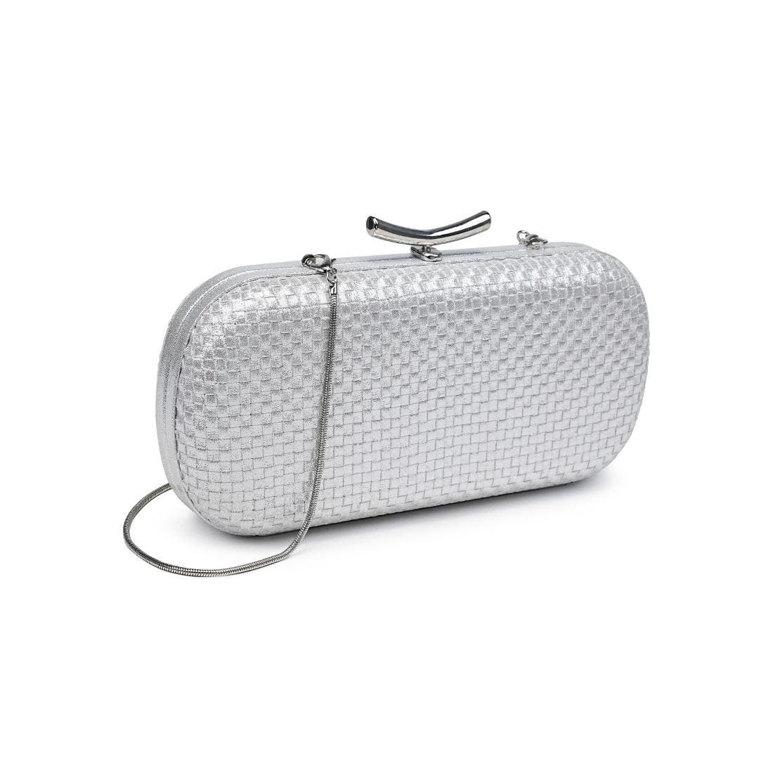MODA LUXE Victoria Evening Bag, Alternate, color, Silver