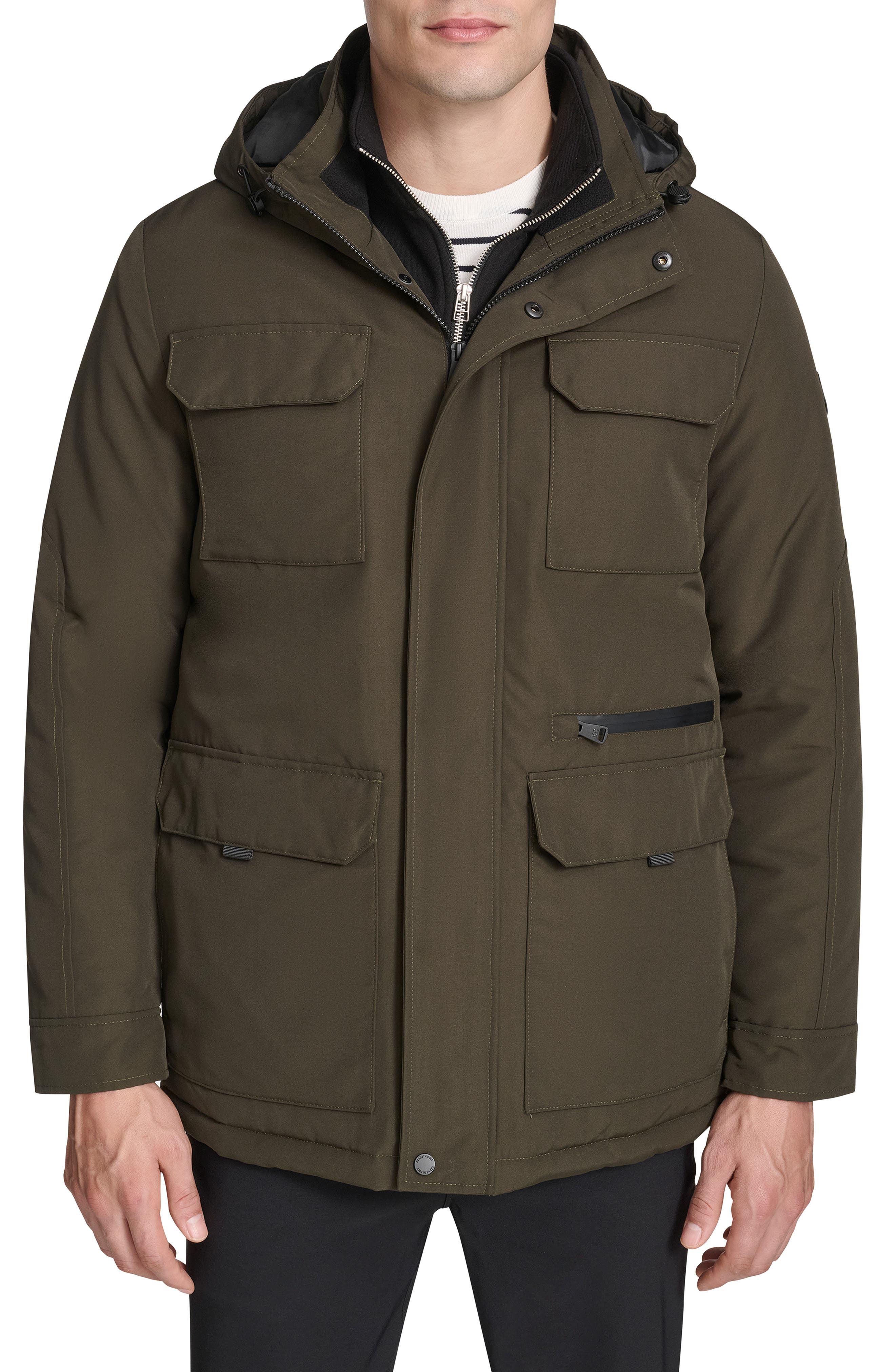 Kenneth Cole New York Oxford Water Resistant Parka