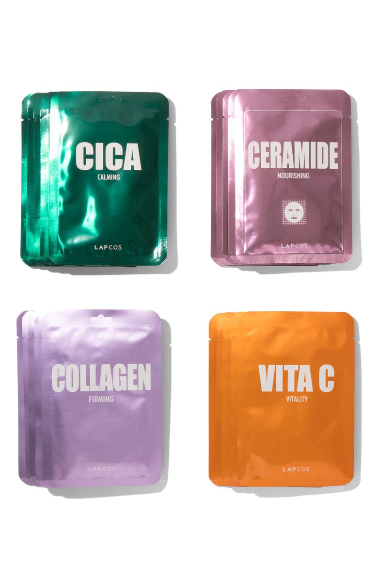 LAPCOS Cica Soothing Sheet Mask, Alternate, color, Green