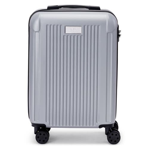 Marc New York Lotus 21" Upright Carry On In Silver