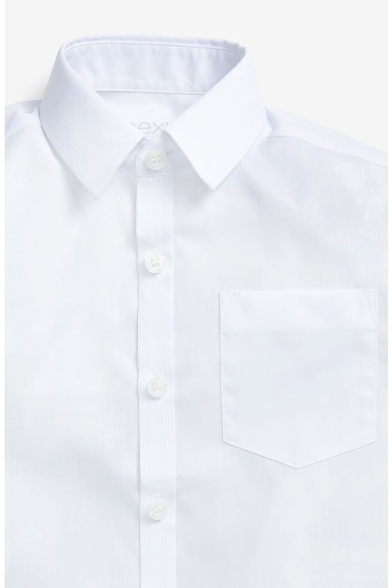 Kids' 5-Pack Uniform Button-Up Shirts, Alternate, color, WHITE