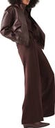 MINT VELVET Satin Wide Leg Trousers