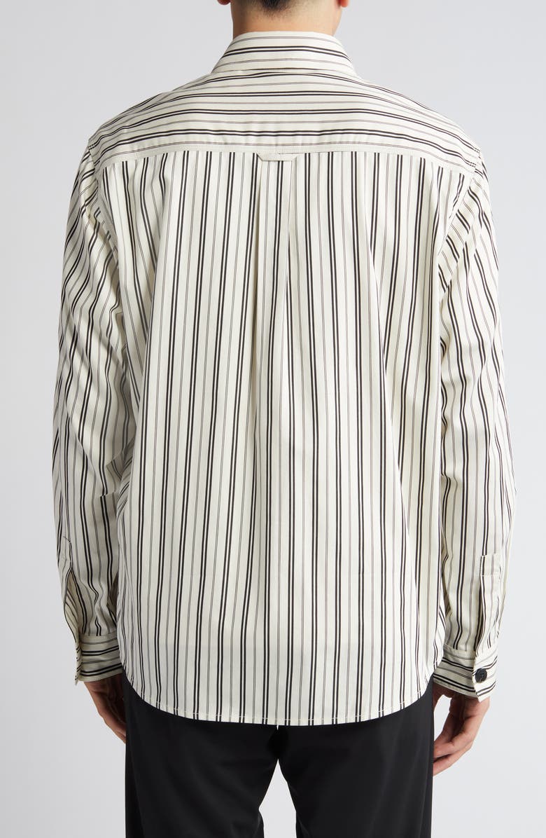 HUGO Erato Stripe Button-Up Shirt, Alternate, color, Open White