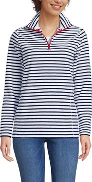 Lands' End Anyweather Fleece Quarter Zip Pullover