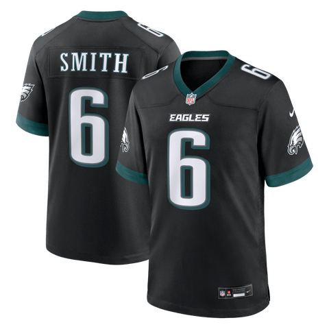 Men's Nike DeVonta Smith  Black Philadelphia Eagles Alternate Game Jersey