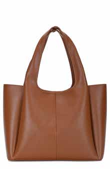 Faux Leather Tote