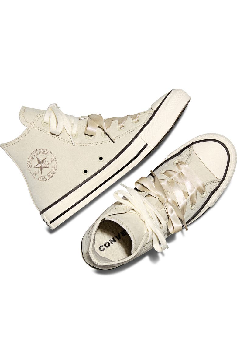 Converse Gender Inclusive Chuck Taylor All Star Peached High Top Sneaker, Alternate, color, Sage Smoke/ Egret/ Black