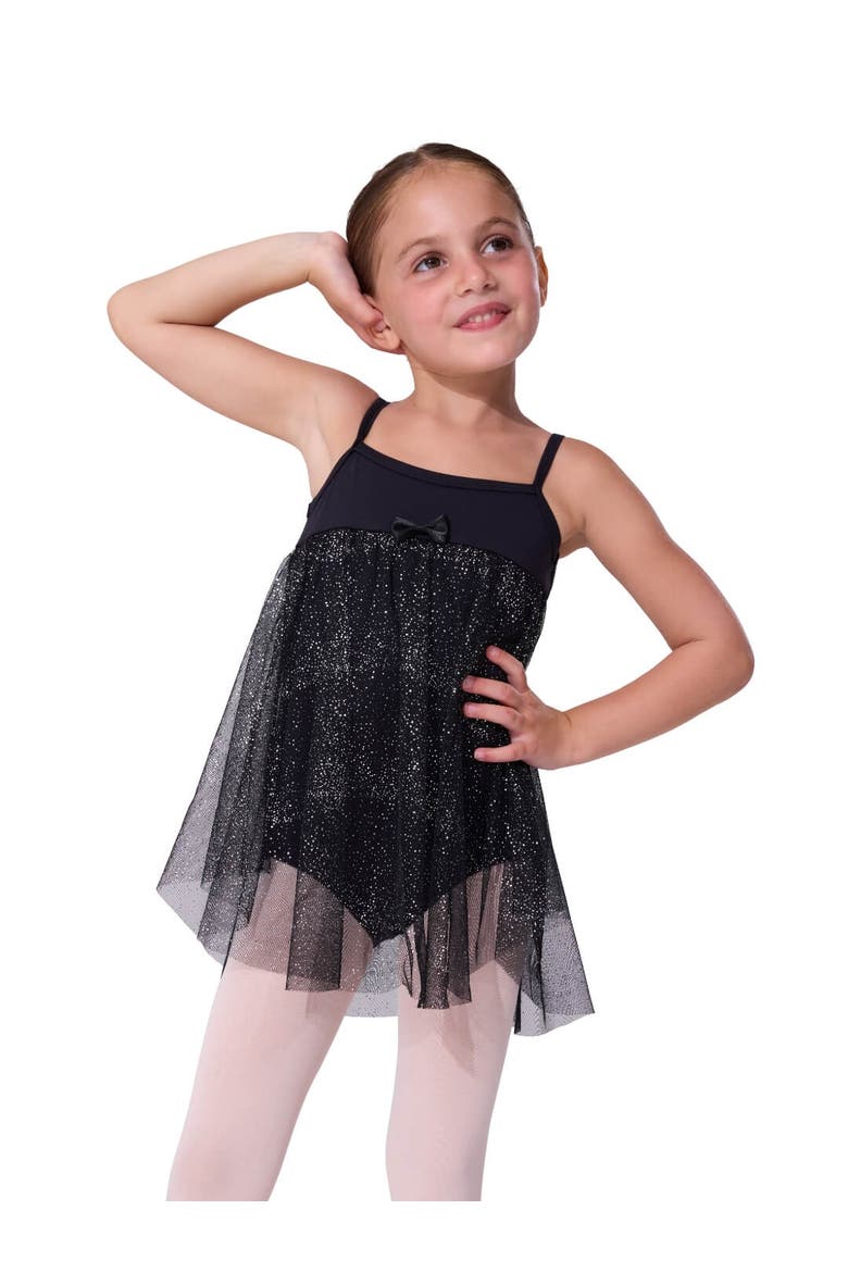 Baby Doll Ballet Dress Glitter, Main, color, black