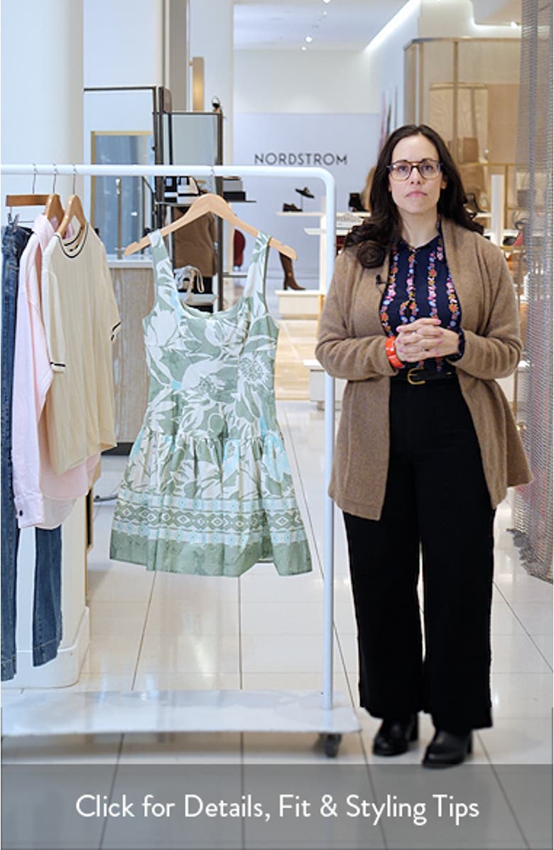 Bustier Fit & Flare Minidress, sales video thumbnail