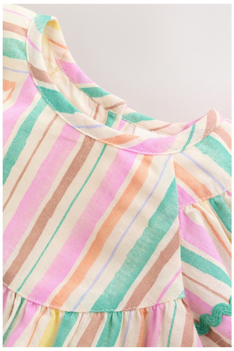 Rainbow Stripe Dress, Alternate, color, MULTI