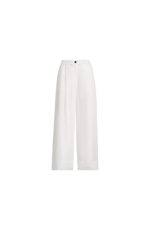 Boxy pleated trousers