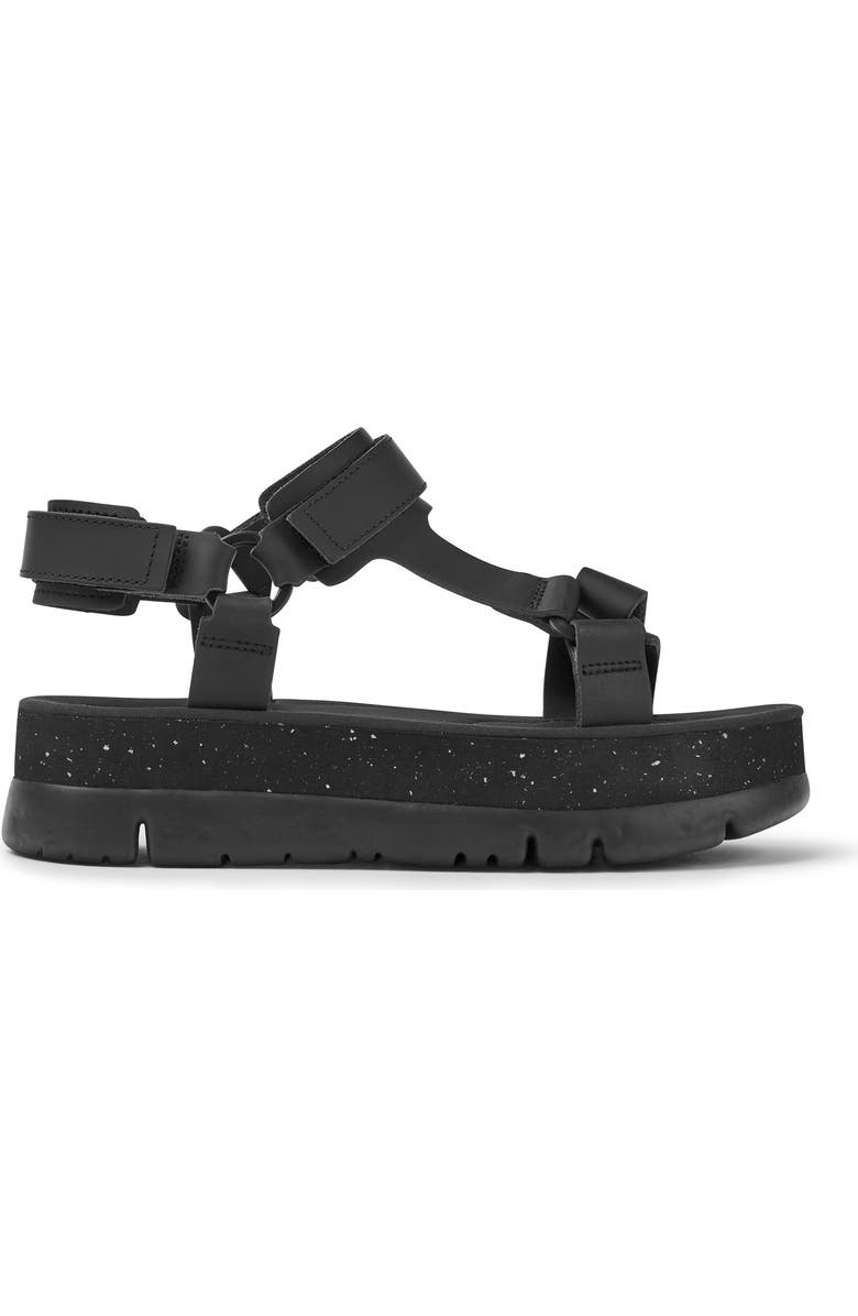 Camper Oruga Up Sport Sandal, Alternate, color, Black/ Black