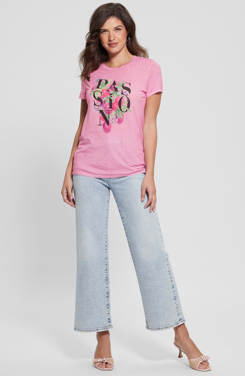 GUESS Passion Fruit Easy Graphic T-Shirt, Alternate, color, 