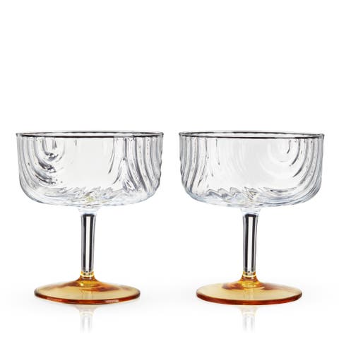 Deco Gatsby Coupes Set of 2