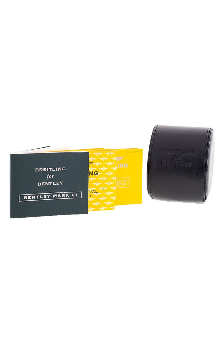 Watchfinder & Co. Breitling Preowned Bentley Mark VI Leather Strap Chronograph Watch, 42mm, Alternate, color,