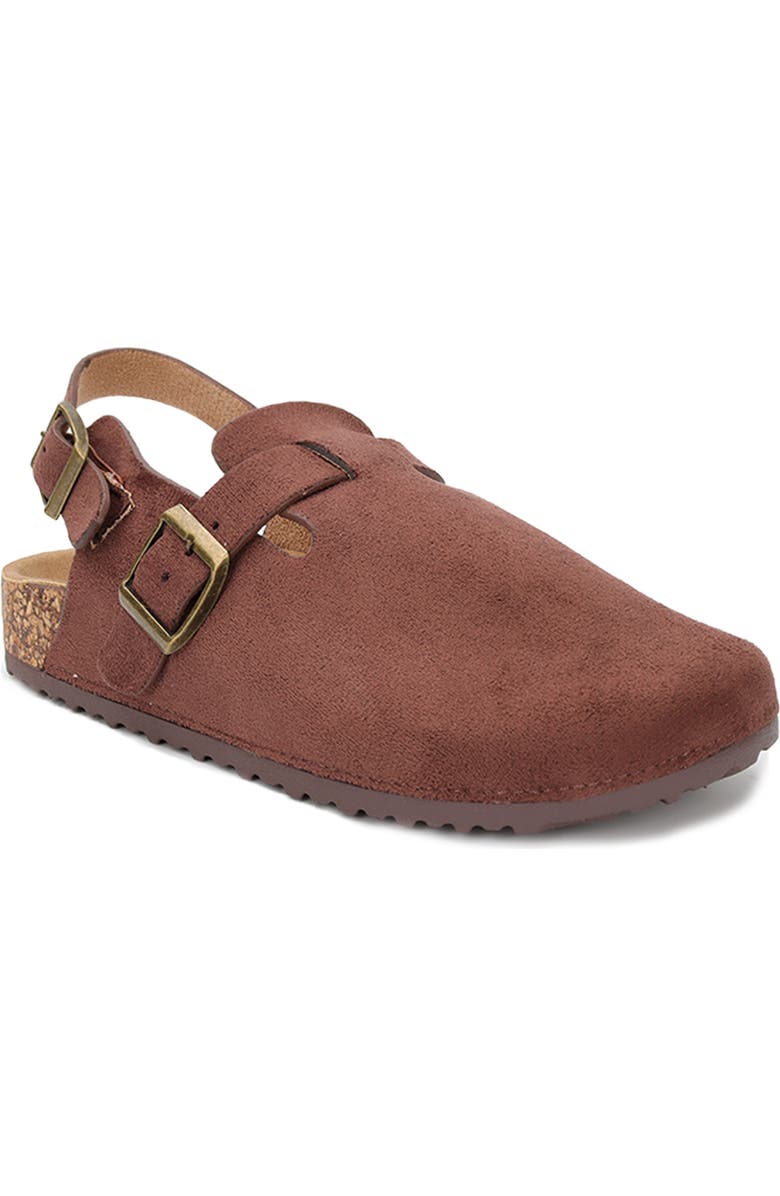 YOKI Kids' Gienna 65 Slingback Clog, Main, color, Brown