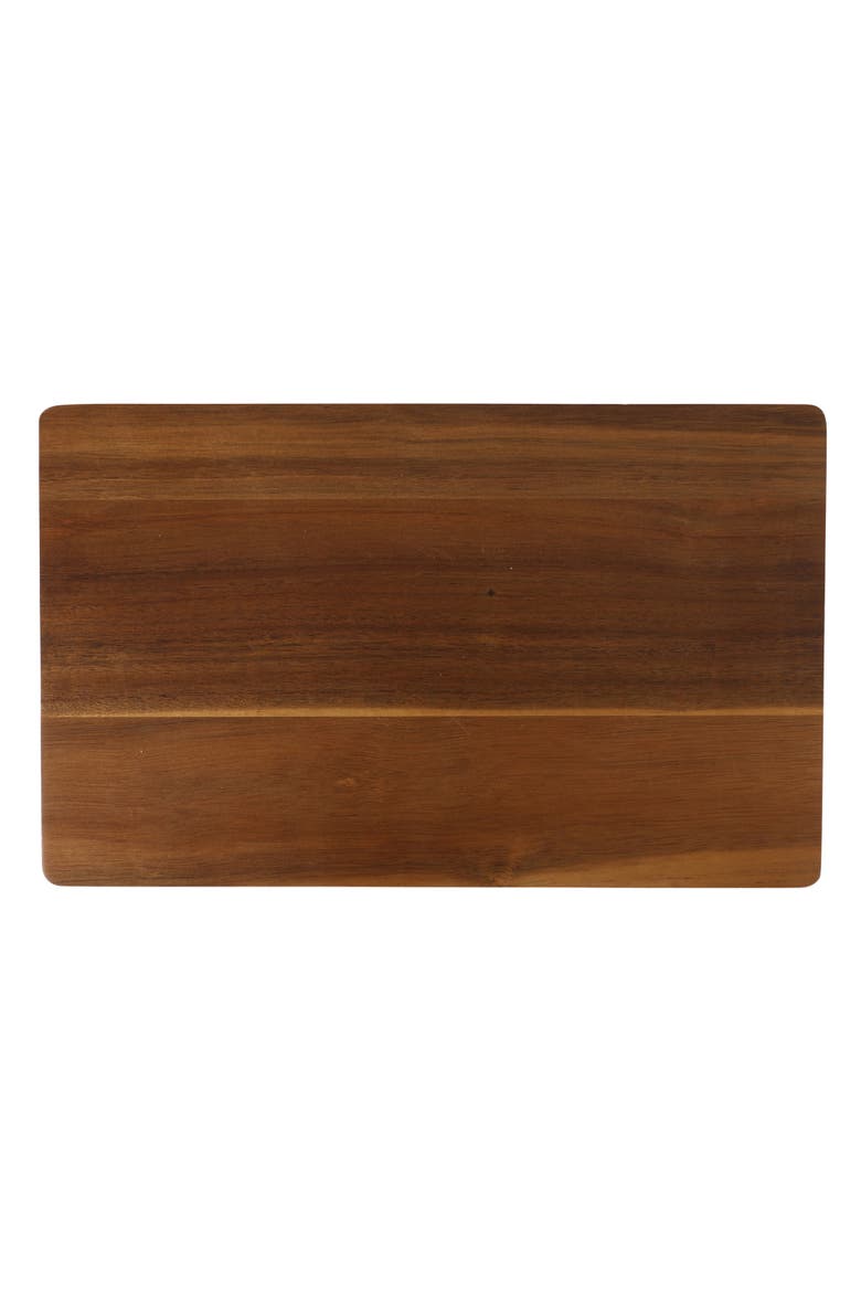Gracious Dining Stoneware Baking Dish with Acacia Wood Lid, Oven Safe Baker, Alternate, color, Taupe