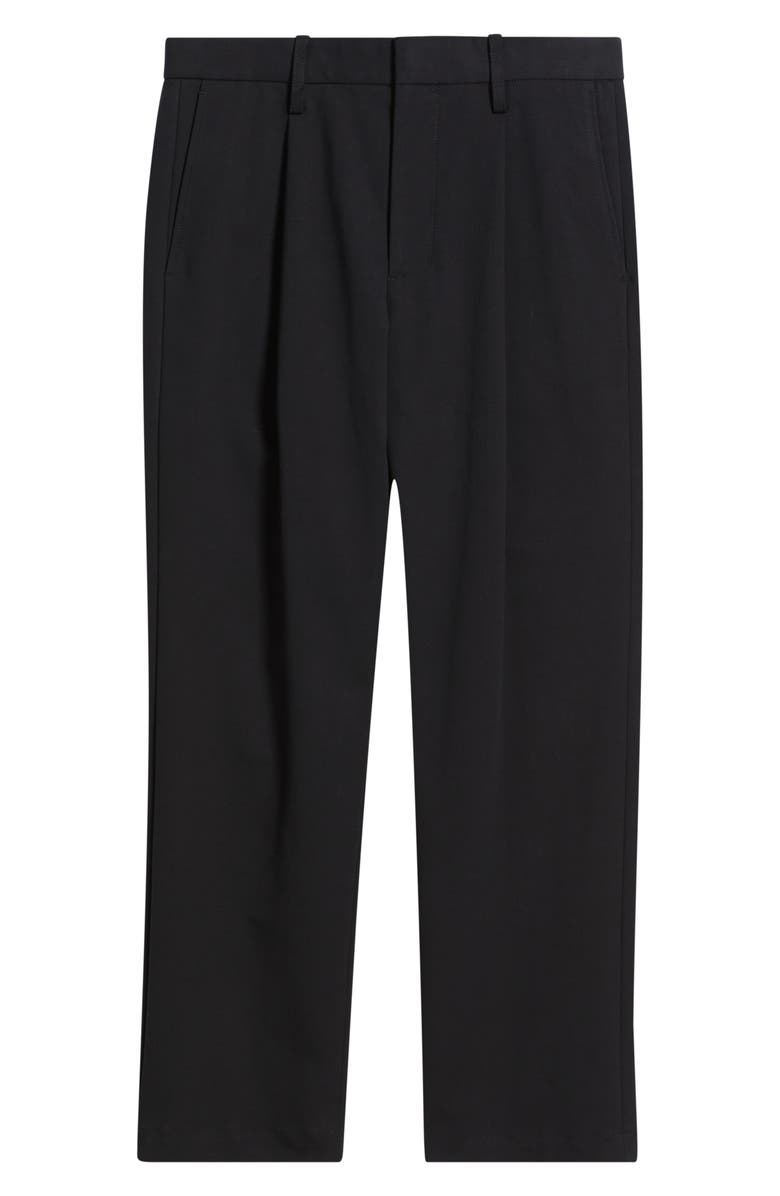 Open Edit Straight Leg Pants, Alternate, color, Black