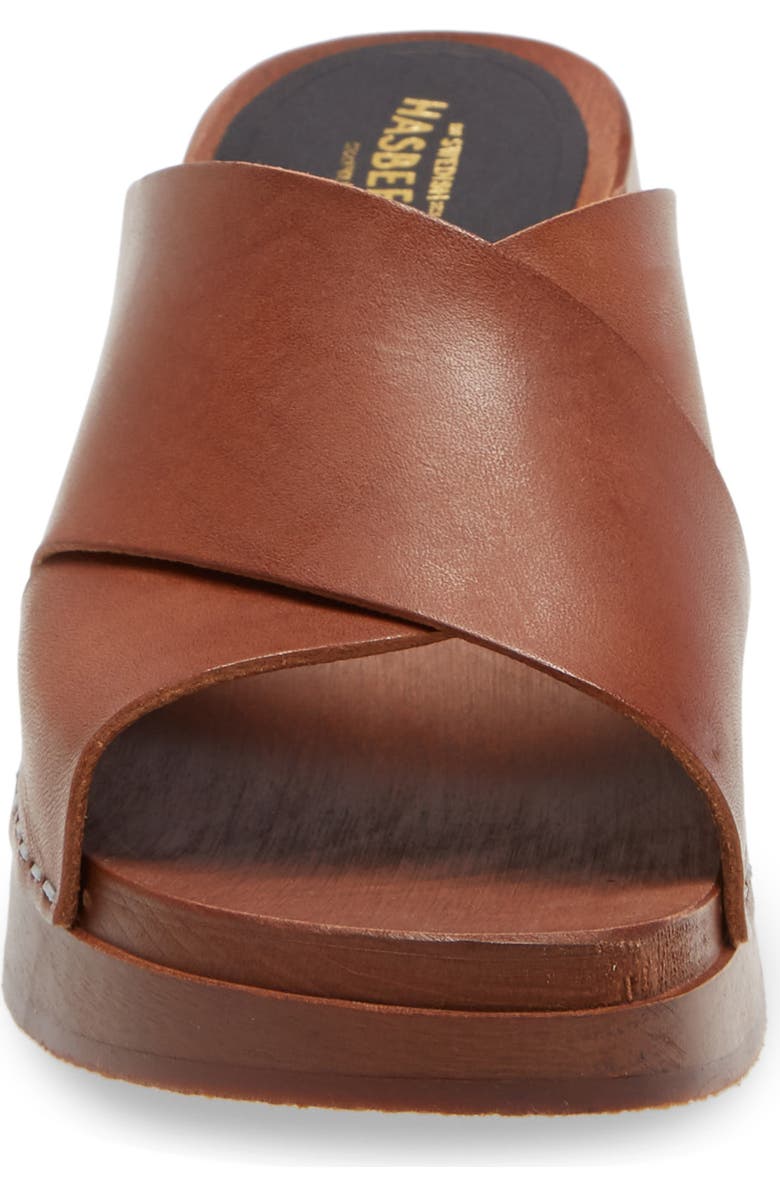 Swedish Hasbeens Anette Platform Slide Sandal, Alternate, color,