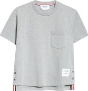 Thom Browne Medium Weight Cotton Jersey Boxy Pocket Tee