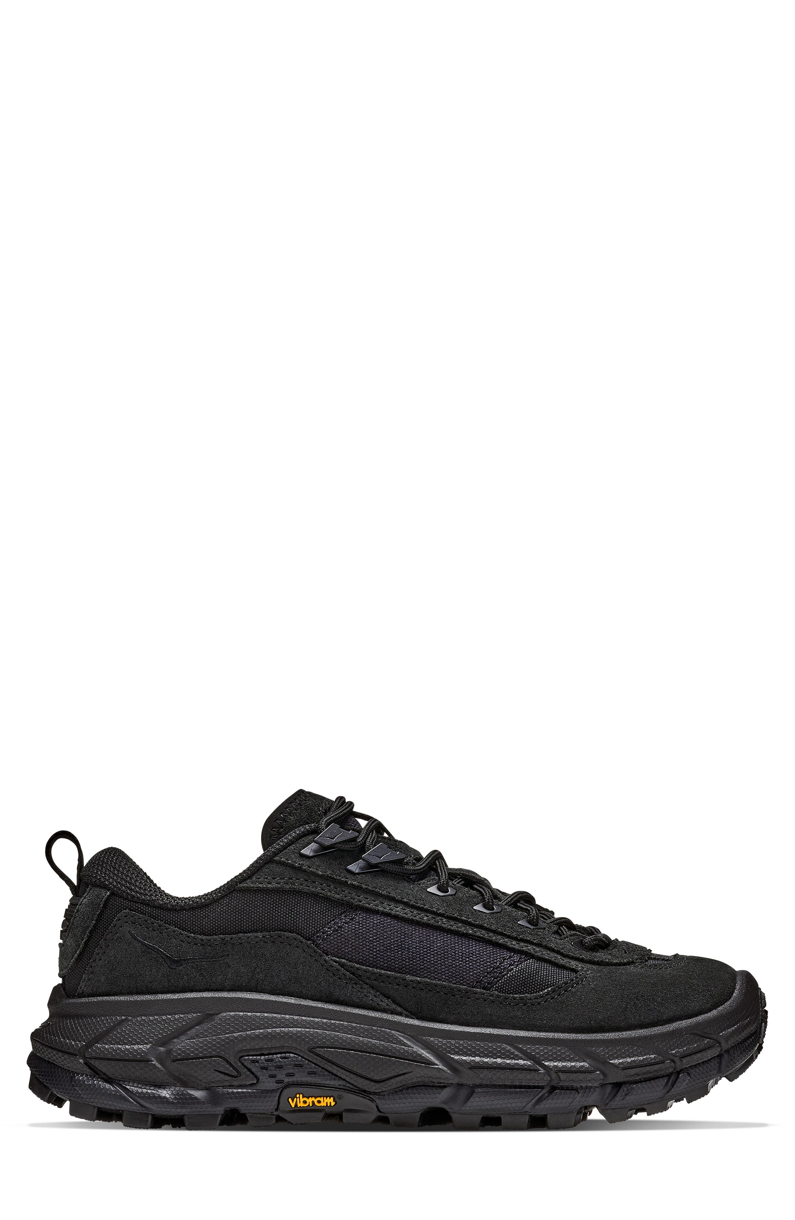 Tor Summit Leather Hiking Sneaker, Alternate, color, BLACK / BLACK