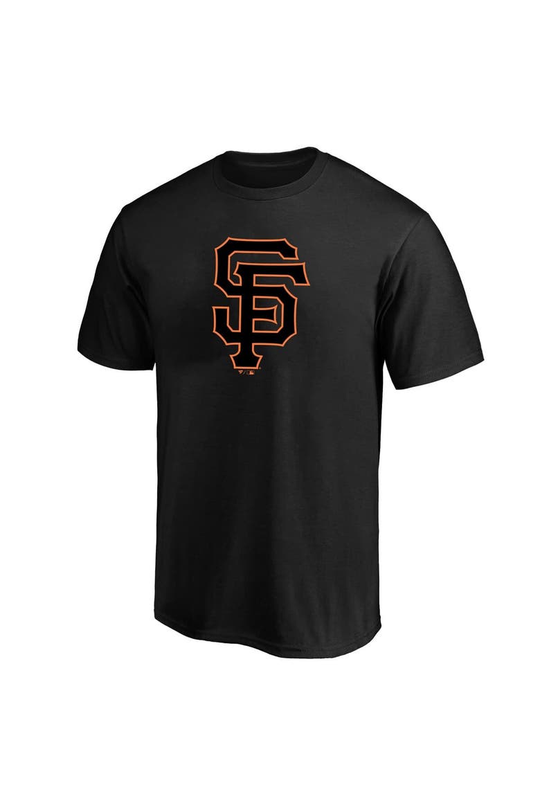 Men's Profile Heather Black San Francisco Giants Big & Tall Weathered Logo T-Shirt, Alternate, color, Heather Black