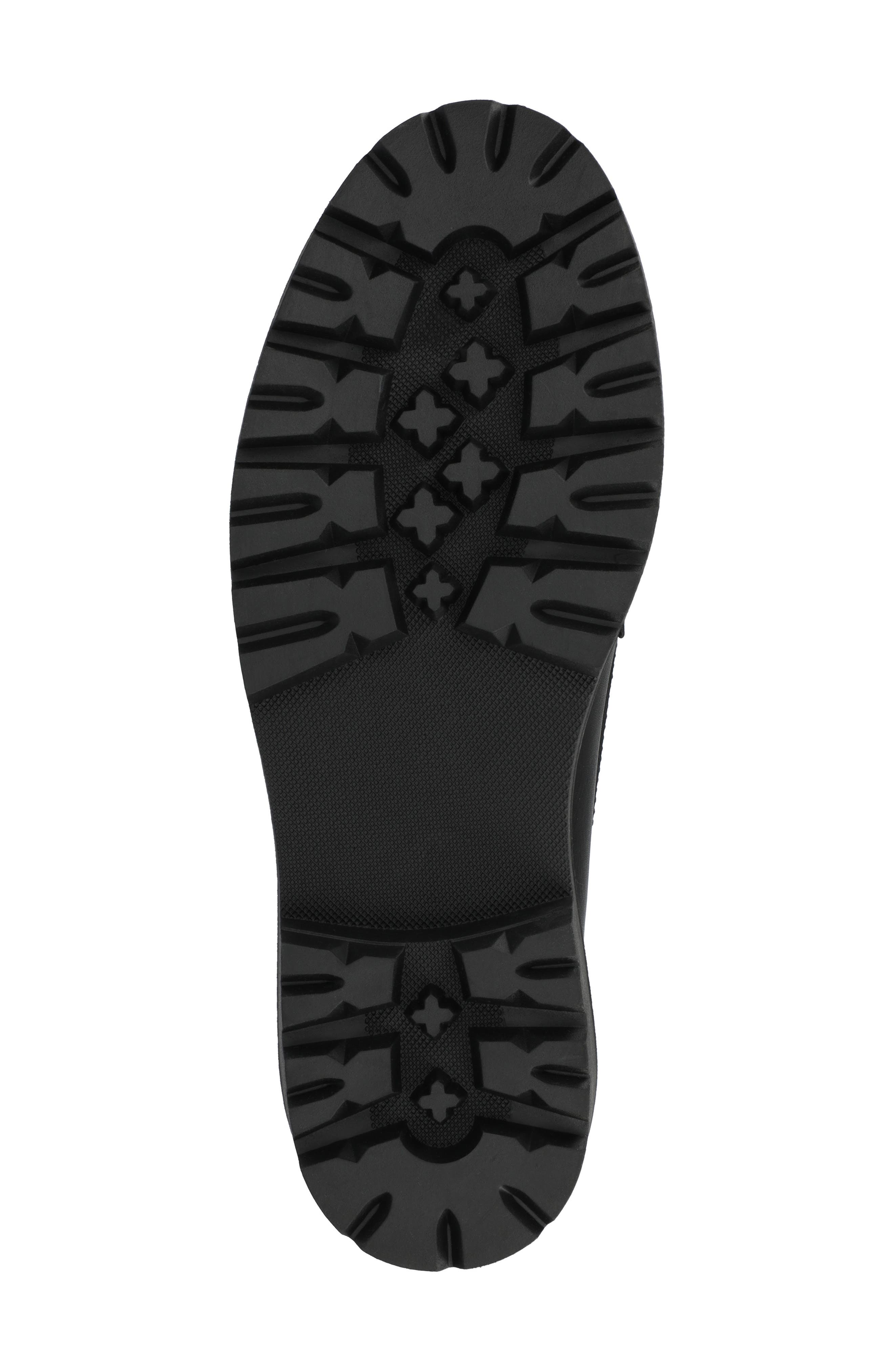 Ericka Lug Sole Platform Loafer - Wide Width, Alternate, color, BLACK PU
