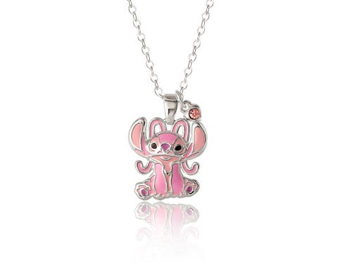 Lilo & Stitch Women's Angel Necklace, 16+2