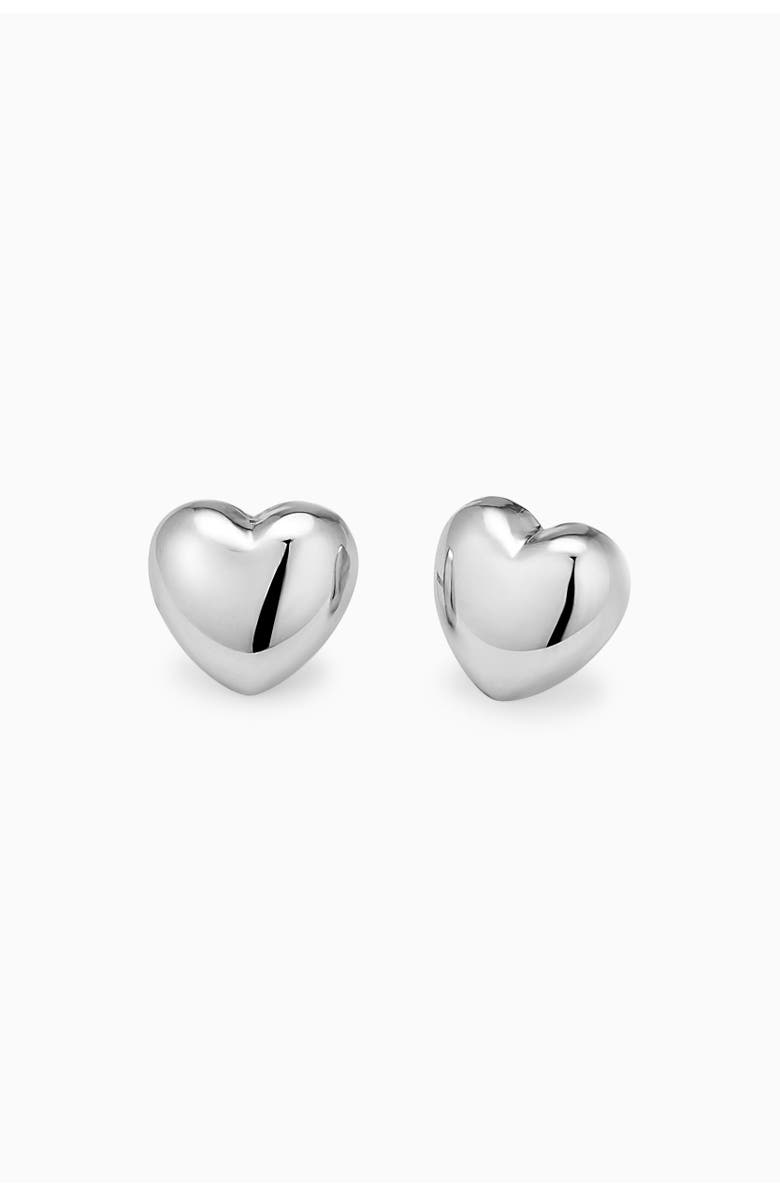 Oradina Lover Studs in Sterling Silver, Alternate, color, Silver