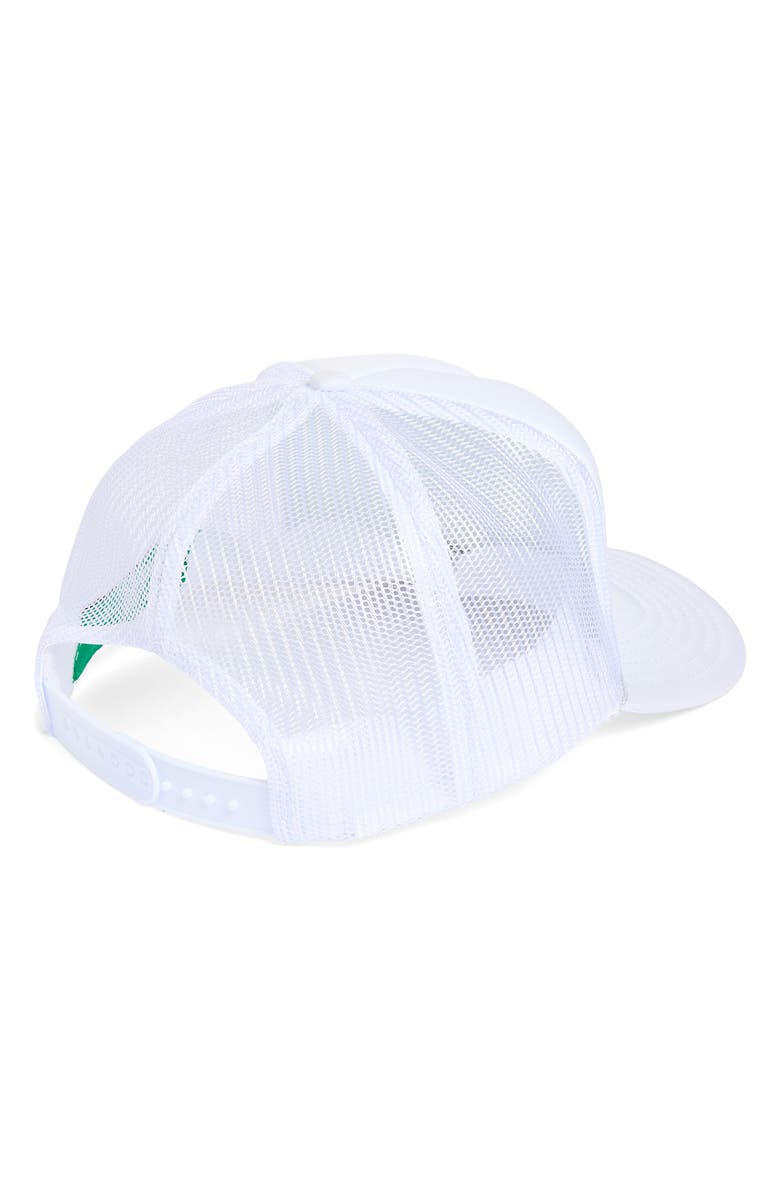 Friday Feelin’ Lucky Charm Trucker Hat, Alternate, color, White