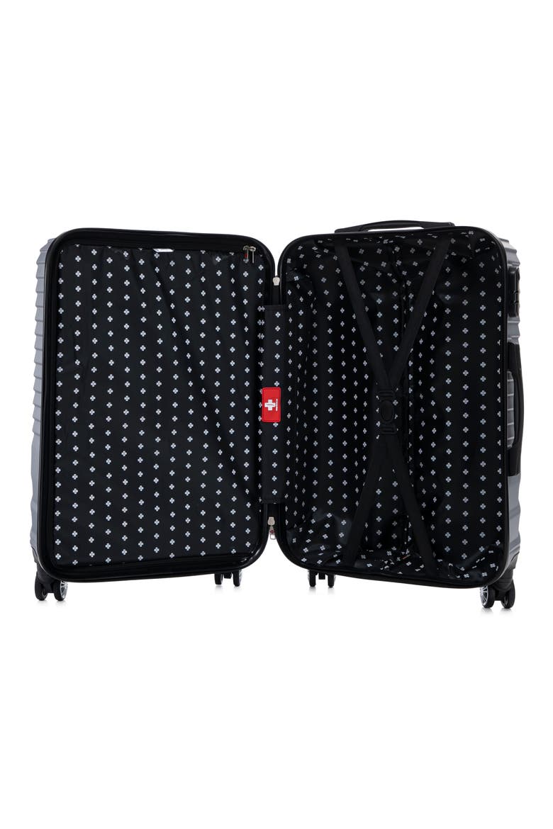 Steelara 3-Piece Hardside Luggage Set, Alternate, color, TITANIUM SILVER