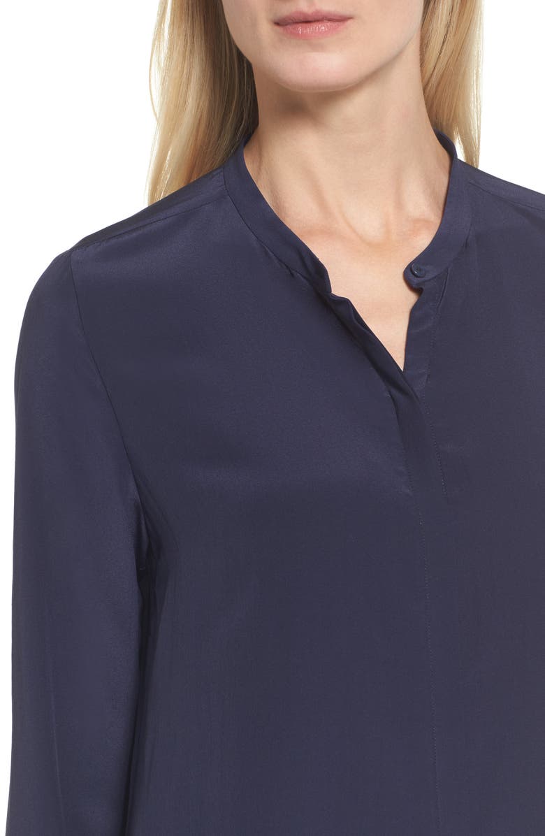 Eileen Fisher Silk Shirt, Alternate, color, 