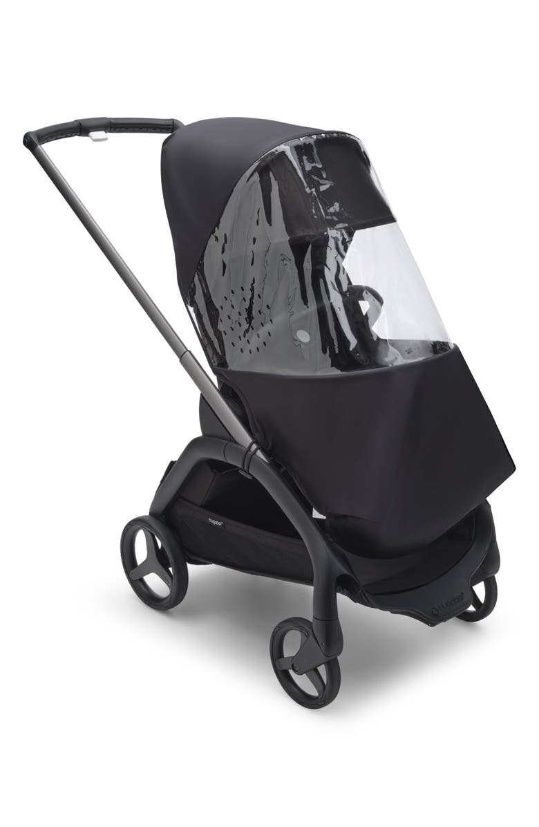 Bugaboo Water Resistant Rain Cover for Dragonfly Stroller, Alternate, color, Black