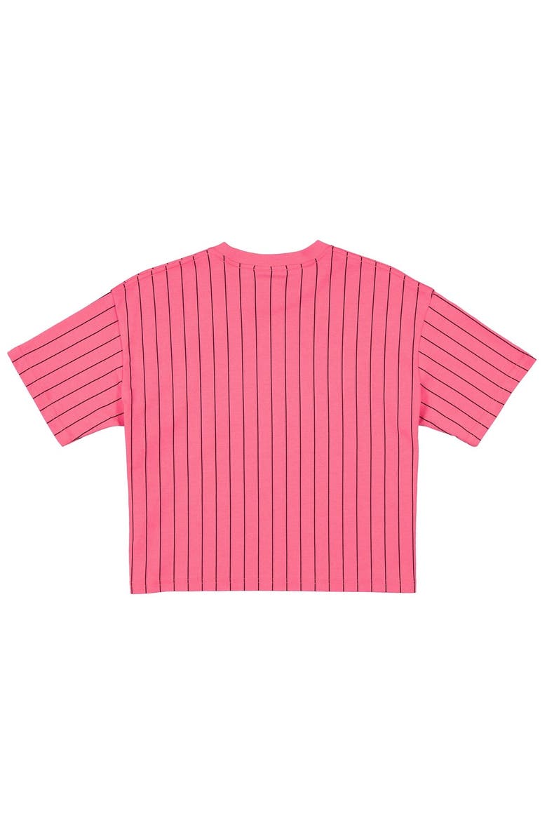 New Era Women's New Era Pink Miami Marlins 2025 City Connect Pinstripe T-Shirt, Alternate, color, Pink