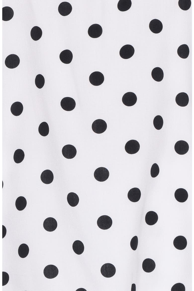Kristy Polka Dot Tank & Wide Leg Pants Set, Alternate, color, WHITE/ BLACK POLKA DOT