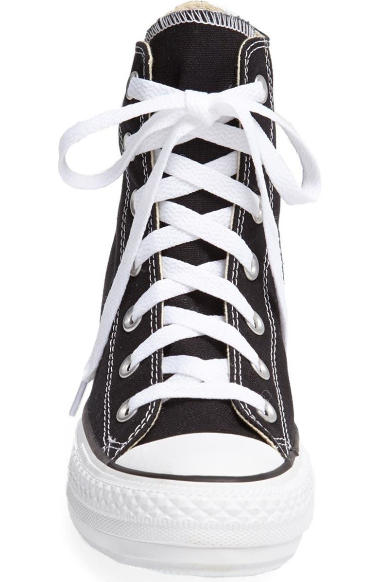 Converse Chuck Taylor<sup>®</sup> All Star<sup>®</sup> Hidden Wedge Platform High-Top Sneaker, Alternate, color,