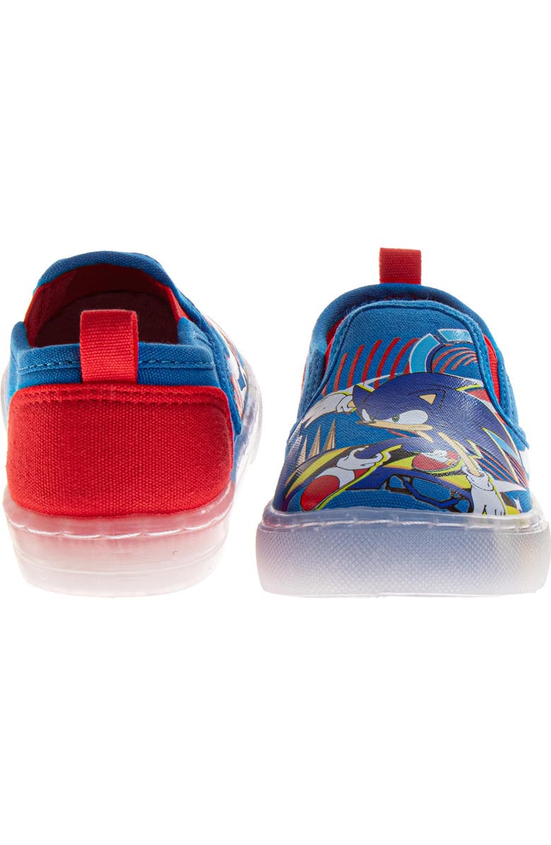 Sonic the Hedgehog Canvas SneakersLittle Kid), Alternate, color, Blue Red