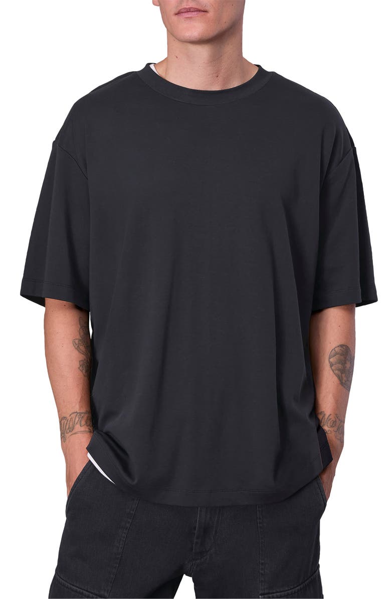rag & bone Double Layer T-Shirt, Main, color,