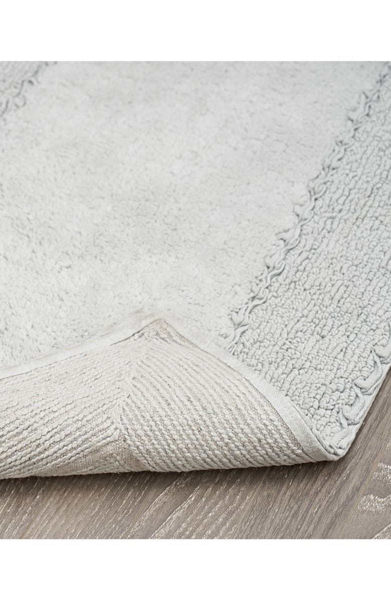 Laura Ashley Ruffle Cotton 2-Piece Bath Mat Set, Alternate, color, Light Grey