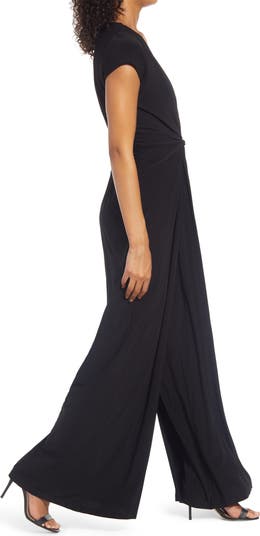 Twist Front Jersey Jumpsuit