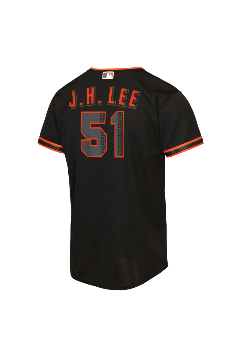 Youth Nike Jung Hoo Lee Black San Francisco Giants Alternate 2 Replica Jersey, Alternate, color, Black