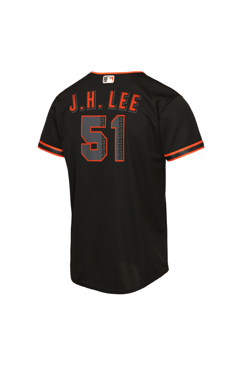 Nike Youth Nike Jung Hoo Lee Black San Francisco Giants Alternate 2 Replica Jersey, Alternate, color, Black