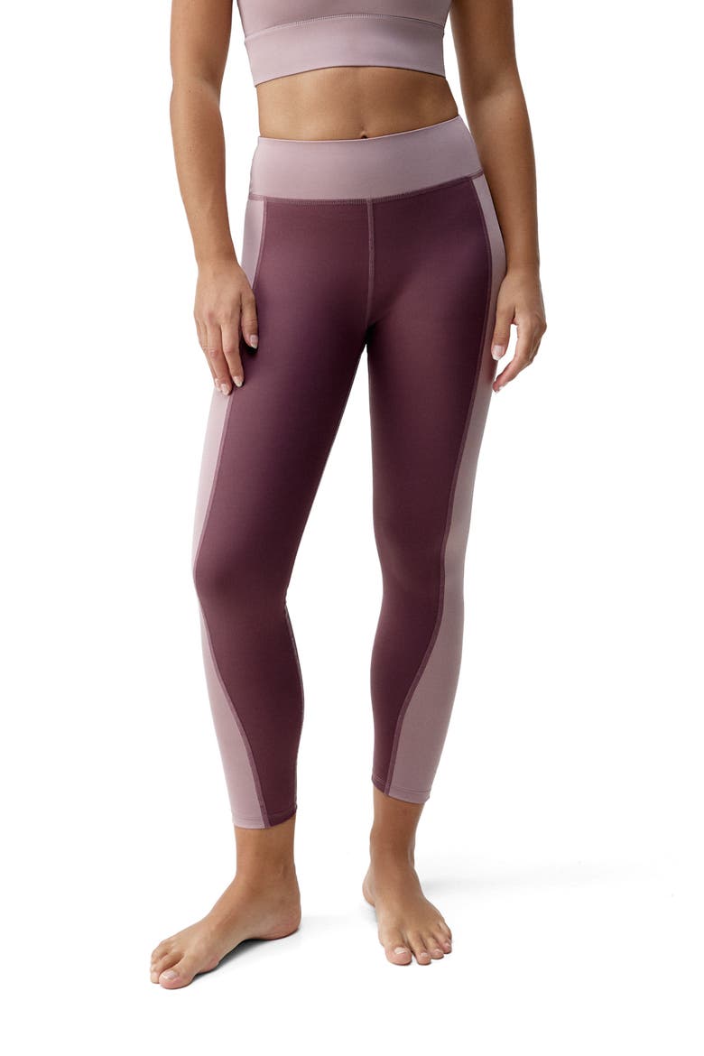 Maiko 7/8 Performance Medium Rise Sport Legging, Main, color, Tuscany/Deep Rose