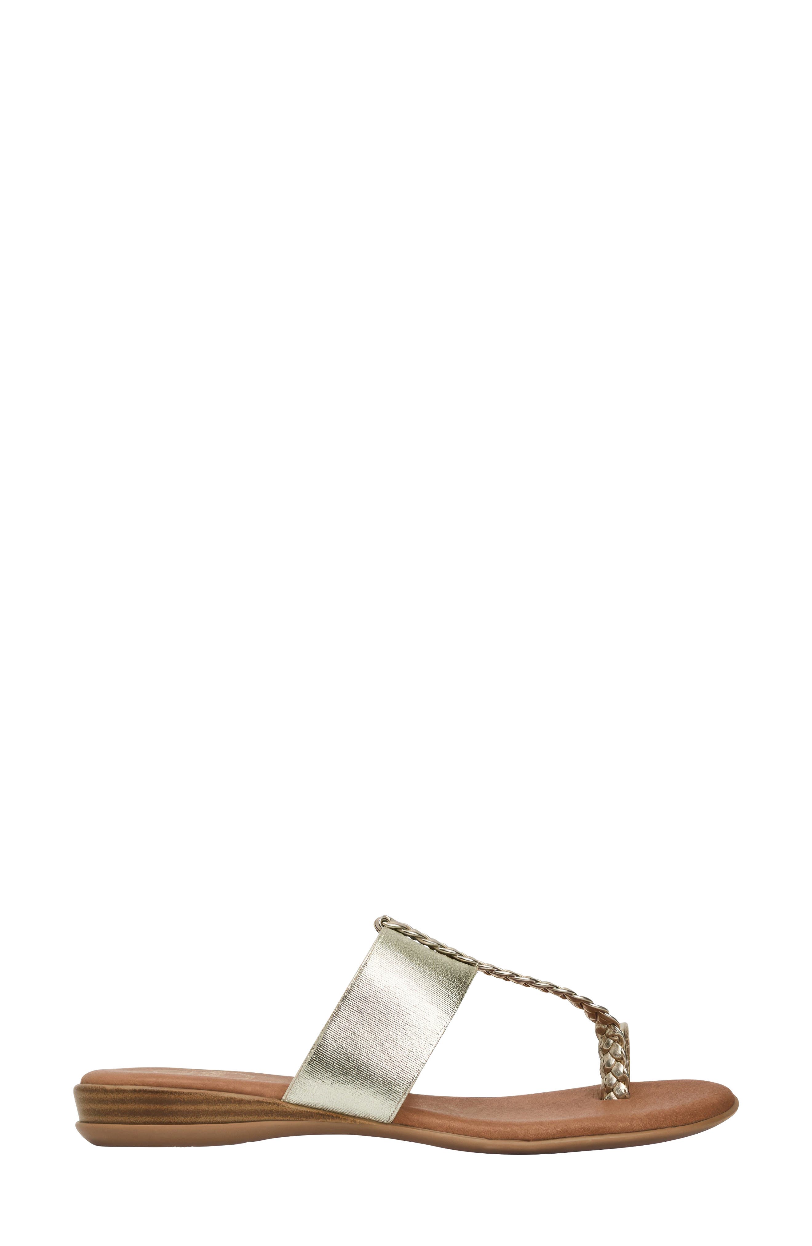 Neo Toe Loop Sandal, Alternate, color, PLATINO