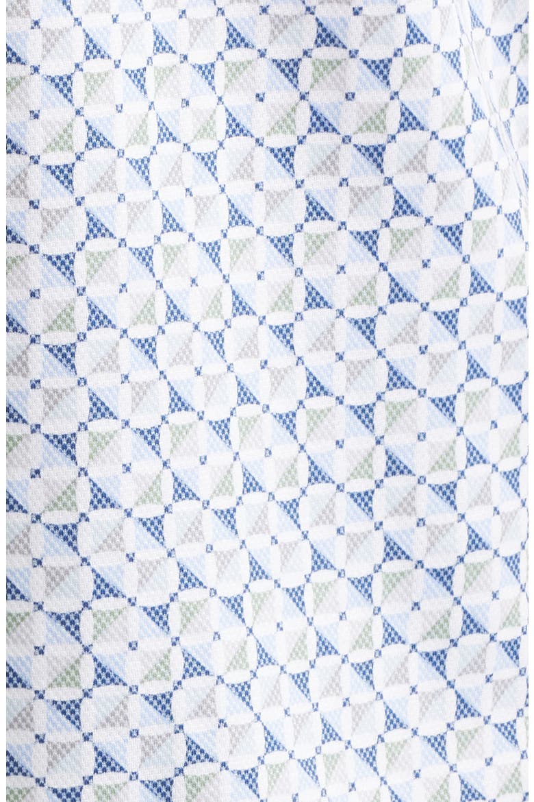 XC Flex Ascend Short Sleeve Button-Up Shirt, Alternate, color, BLUE MULTI SQUARE GRID