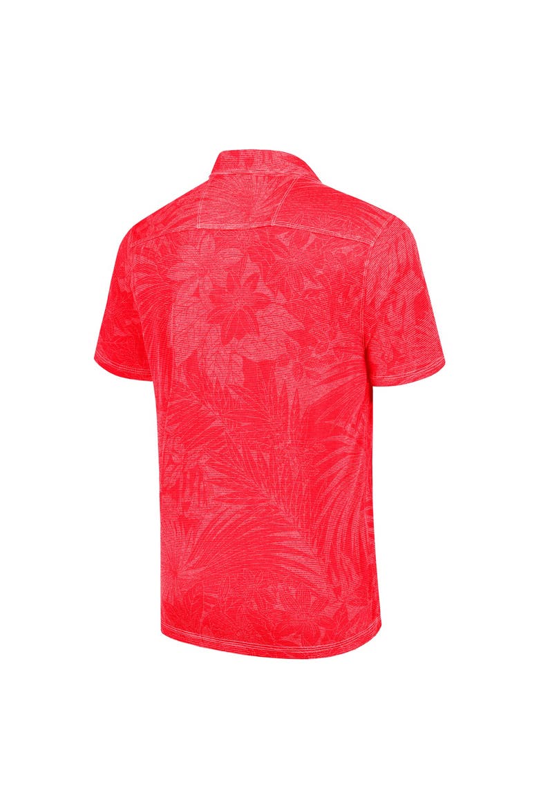 Men's Tommy Bahama  Cardinal Iowa State Cyclones Sport Santiago Paradise Polo, Alternate, color, Cardinal
